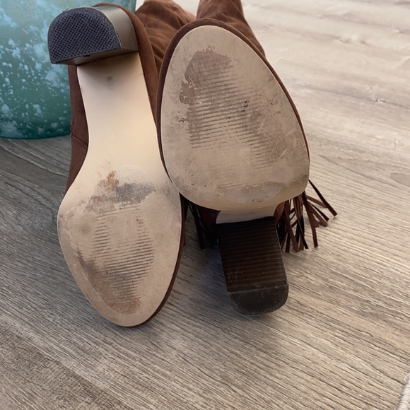 To the knee faux suede boots - Picture 6 of 6